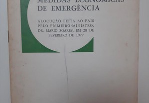 Medidas económicas de emergência - Mário Soares 1977
