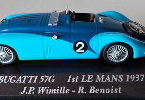 Miniatura 1:43 Bugatti 57C Le Mans 1937
