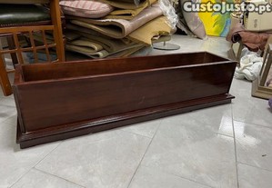 Floreira de madeira 114x31x26