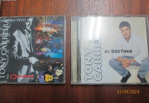 2 CD's de Tony Carreira - Ai destino e no Olympia (duplo)