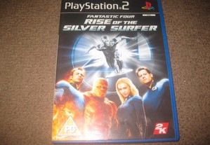 Jogo "Fantastic Four: Rise Of The Silver Surfer" para a Playstation 2/Completo!