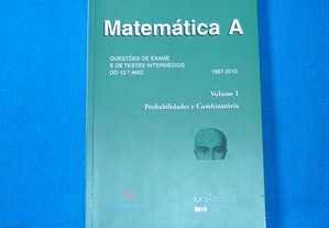 Livro preparação testes Matemática A 12 Ano. Gave