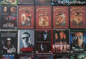 Lote de cerca de  160 DVD's originais - Filmes e Concertos