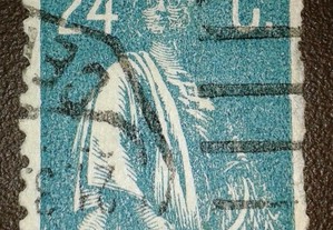 Ceres stamp 24 centavos" 1922 with "error"