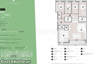 Apartamento T4 Novo - Antas, Porto