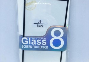 Película vidro temperado completa Samsung J6 Plus