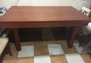 Mesa de Jantar única - extensível - madeira