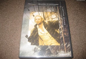 DVD "Master and Commander" com Russel Crowe/Edição Especial 2 DVDs