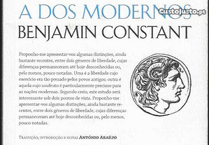Benjamin Constant. A Liberdade dos Antigos Comparada com a dos Modernos.