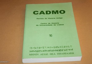 CADMO-Revista 16/ História Antiga/ José A. Ramos