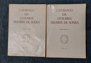 Catálogo Da Livraria Duarte De Sousa-Sécs. XV a XX-1972/74