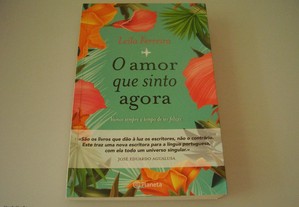 Livro Novo "O Amor que Sinto Agora"/Leila Ferreira