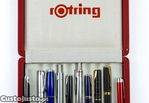 Estojo Rotring com canetas