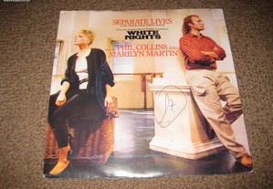 Vinil Single 45 rpm do Phil Collins e Marilyn Martin "Separate Lives"