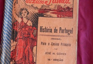 História de Portugal, ensino primário por José M. Gomes. 16ª Edição