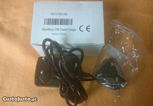 Carregador micro usb-c original Blackberry c/ adaptador UK
