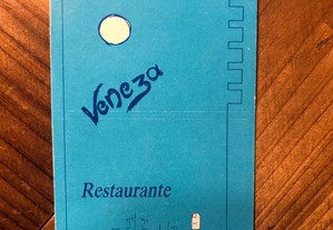 Antigo Cartão Restaurante Veneza - Lagos