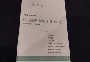 Programa Ballet no Teatro Sá da Bandeira