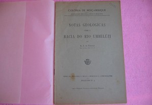 Notas Geológicas sobre a Bacia do Rio Umbelúzi
