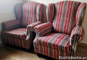 Poltronas Vintage para Restauro | Estrutura Sólida | Par
