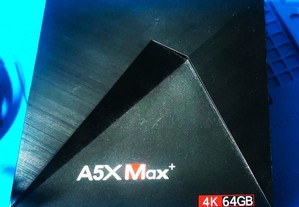 TV Box A5X Max RK3328 Android 9.0 4Gb / 64Gb 4K