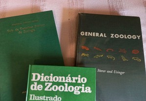 Conjunto de livros de Zoologia