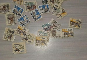 24 selos usados