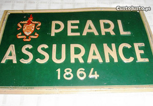Placa Seguradora Pearl Assurance 1864