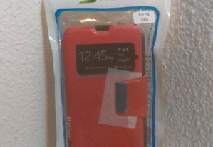Capa Carteira Nova p/ Nokia Lumia 430 Vermelha