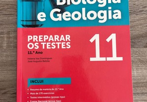 Livro de preparação de testes Biologia e Geologia 11 ano