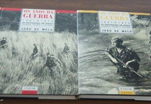 Os Anos da Guerra 1961-1975 Os Portugueses em África de João de Melo 2 volumes