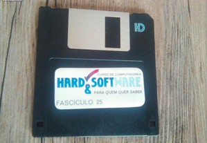 25 Disquetes Curso "Hard & Software" - colecionismo