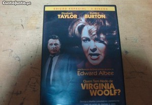 dvd original quem tem medo de virginia woolf