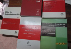 5 livros sobre legislação