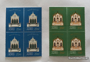 2 quadras selos arq. regional Açores-Capelas 1982