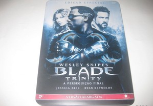 "Blade Trinity" com Wesley Snipes/2 DVDs/Steelbook