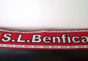 Cachecol do clube de futebol Sport Lisboa e Benfica Vencedor Super Liga