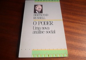 "O Poder - Uma Nova Análise Social" de Bertrand Russell - 1ª Edição de 1990