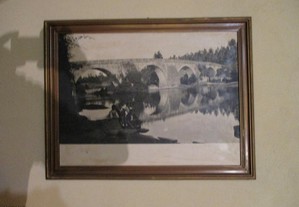 Moldura com Fotografia da Ponte da Lagoncinha