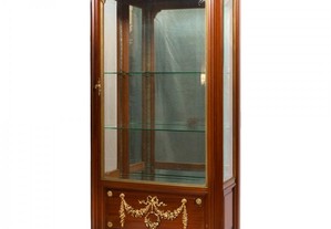 Armário vitrine cristaleira Napoleão III século XIX