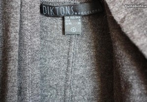 Casaco de malha cinza escuro DIKTONS tamanho S