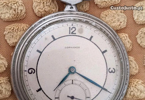 Relógio muito antigo Longines em prata