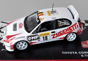* Miniatura 1:43 Toyota Corolla WRC Rally de Monte Carlo 2000 Bruno Thiry