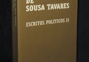 Livro Escritos Políticos II Francisco de Sousa Tavares