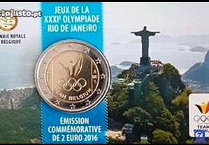 BÉLGICA - 2 euros Jogos Olímpicos do Rio 2016 - AM