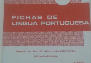 Fichas de Língua Portuguesa Amanhecer 2ª Fase 2º Ano