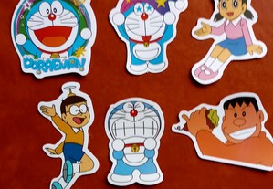 6 stickers Doraemon