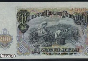 Espadim - Nota de 200 Leva de 1951 - Bulgaria
