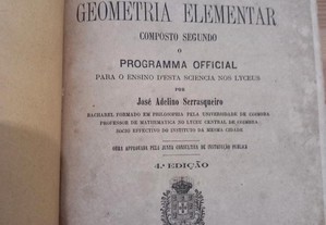Tratado de geometria elementar, 1886