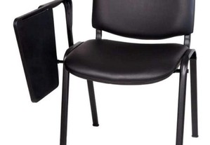 Cadeira Formação c/Palmatória Drt/Esq. Tecido/Pele